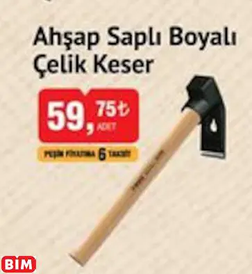 SGS AHŞAP SAPLI BOYALI ÇELİK KESER SGS AHŞAP SAPLI BOYALI ÇELİK KESER
